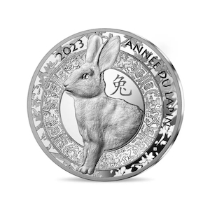 Year of the Rabbit 10€ silver coin – Proof quality – 2023