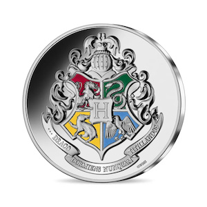 Herb manufacturing - processed: Hogwarts/Poudlard – 10€ Silver colourised – Circulating Quality 2022