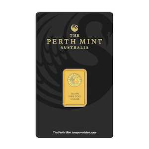 5g Perth Mint Gold Minted Bar – Kangaroo