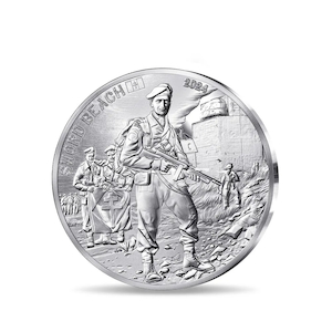 D-DAY 80th anniversary 10€ silver coin – Sword Beach – Proof quality – year 2024