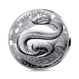 Year of the snake 20€ High Relief Silver Coin – Proof quality – 2025