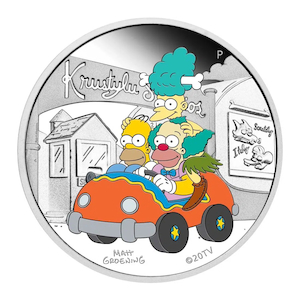 1oz Silver Proof Coloured Coin – Krustylu Studios 2022