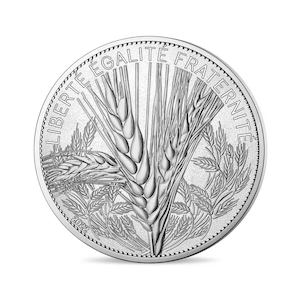 Herb manufacturing - processed: The Wheat 100€ Silver coin – 2022