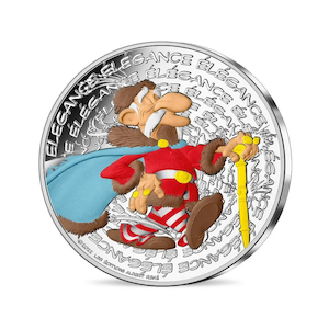 Astérix – Elegance – 10€ Silver Coin Coloured – 2022