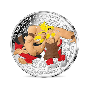 Asterix Complicity – 10€ Silver Coin Coloured – 2022