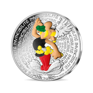 Asterix Invincibility – 10€ Silver Coin Coloured – 2022