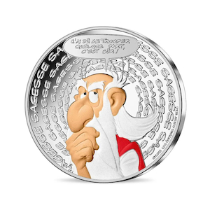 Asterix Wisdom – 10€ Silver Coin Coloured – 2022