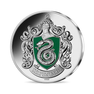 Herb manufacturing - processed: Harry Potter Slytherin – 10€ Silver colourised – 2022