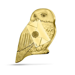 Herb manufacturing - processed: Harry Potter 200€ 1 Oz gold coin – Hedwig – Proof quality – 2021