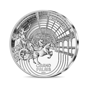 Paris 2024 Olympic Games 10€ silver coin – Heritage Grand Palais – Proof Quality