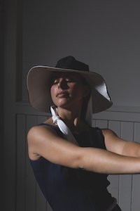 Broad Brim Wide Ties - Monochromatic