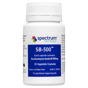 bowel: SB-500 Saccharomyces Boulardii (30 Capsules) - Requires a pharmacist consult to purchase, please call us on 09 442 1727