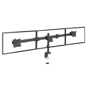 StarTech Desk Mount Triple Monitor Arm, VESA 75x75 & 100x100