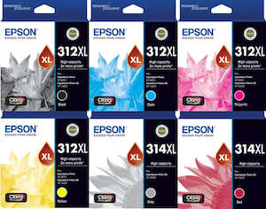 Computer peripherals: Epson 312XL / 314XL High Capacity Bundle of 6