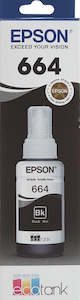 Epson T664 - Black ink bottle