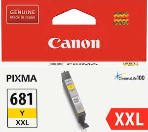 CLI-681XXLY Canon Extra High Yield Yellow Ink