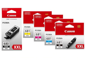 CLI-681XXL Canon Set - 5 Cartridges