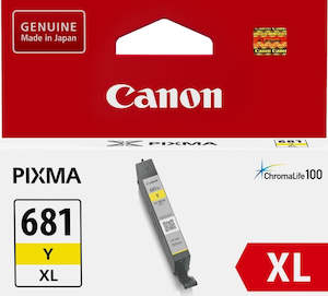 CLI-681XLY Canon Hi Capacity Yellow Ink