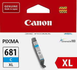 CLI-681XLC Canon Hi Capacity Cyan Ink