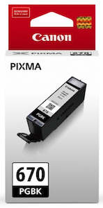 PGI-670BK Canon Pigment Black Ink