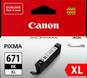 Computer peripherals: CLI-671XLBK Canon Hi Capacity Black Ink