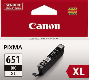 CLI-651XLBK Canon Hi Capacity Photo Black Ink