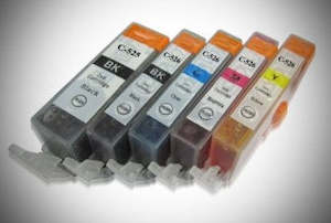 Computer peripherals: CLI-526 Compatible Canon Set - 5 Ink cartridges