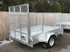 Trailer: 8x5 Single Axle 900mm Cage High Ramped Tilt Trailer - GIVE US A CALL