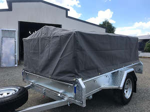 8x5 Single Axle 600mm Caged Trailer with Road Cover - GIVE US A CALL