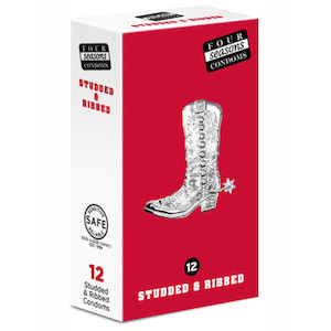 Four Seasons Studded And Ribbed - 12pk