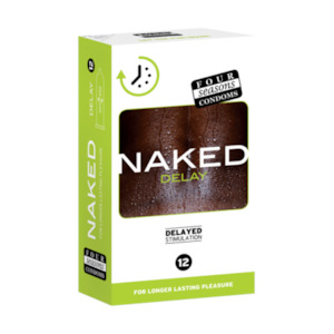 Four Seasons Naked Condoms Delay 12pk