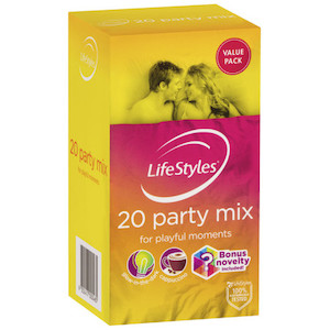 LifeStyles Party Mix Condoms - 20 Pack