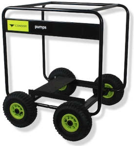 Carts And Frames: Ketta M0160 roll frame with side panel and wheels for Honda GX390 etc