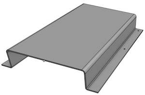 Carts And Frames: Ketta M9988 aluminium pump base plate 300 x 500 x 100 mm (L x W x H)