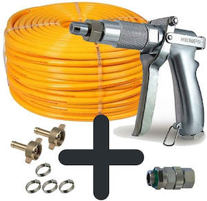 Ketta 855 K-pistol with swivel and 50 m x 10 mm (3/8 inch) ag-spray hose kit