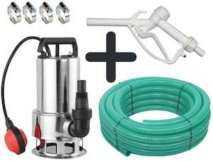 Calf Milk Pumps: Ketta Calf 280 submersible calf 230v milk pump kit with 10 m hose and dispensing nozzle