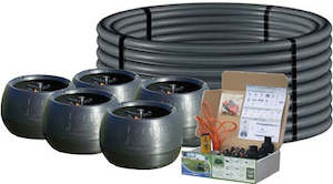 Ketta K-Line 5 pod Farm Pack irrigation system with 100 m x 32 mm K-Pipe (pump not included)