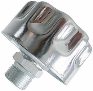 Breather Vent Caps: OMT TRM-1-14 air breather vent cap 1/4 inch BSP(M) chrome plated steel with galvanized male thread