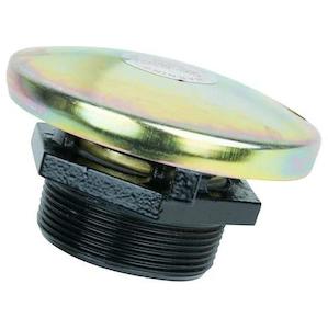 Fill Rite FRTCB vented tank filler cap with 2 inch NPT(M) threaded base 127 x 127 x 50 mm