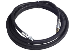 Grease Equipment: Samoa 412115 high pressure grease hose 15 m x 6 mm (1/4 inch) with 1/4 inch BSP(M) male adaptor