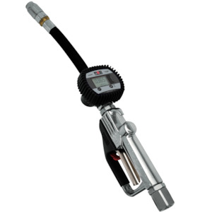 Oil Control Guns: Piusi NEXT/2 oil control gun and digital flow meter with flexible spout 60 lpm 70 bar (1015 psi)