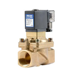 Ketta B35M solenoid valve brass general purpose manual override normally closed differential