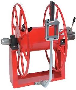 Plumbing: Sauro Rossi Magnum hydraulic driven hose reel for 100 m x 25 mm (1 inch) hose 200 bar (2900 psi)