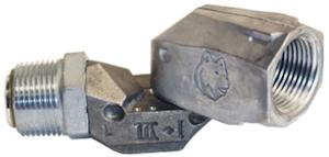 Plumbing Fittings: Husky 000350 3/4 inch male x 3/4 inch female NPT multi-plane swivel