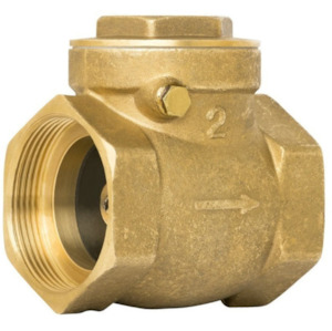 SCB-09 brass swing check valve 2 inch BSP(F) 16 bar (232 psi)