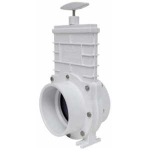 Valterra GVS80 80 mm 3 inch PVC sliding gate valve with slip type glue-in ports