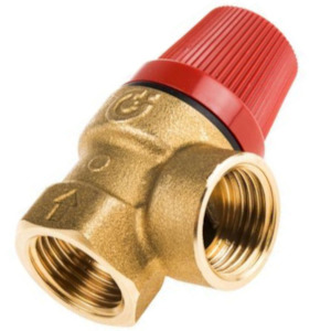 T-Rex VPR Altecnic 1/2 inch 6 bar (87 psi) brass pressure safety relief valve