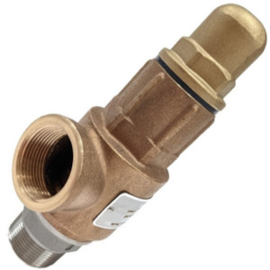 Safety Relief Valves: Ketta BPRC 3/4 inch BSP adjustable pressure relief valve brass and stainless steel choose from 2 to 20 bar (29 to 290 psi)