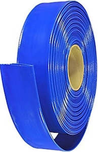 Lay Flat Hose: FoxHose 75 mm (3 inch) blue lay flat hose (100 m coil) 4 bar (58 psi)