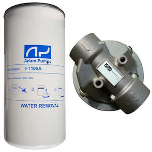 Adam FT100A 1 inch BSP(F) water-block diesel filter 30 micron 100 lpm 14 bar (200 psi)